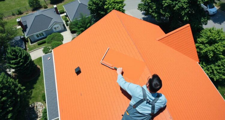 Ile kosztuje malowanie dachu