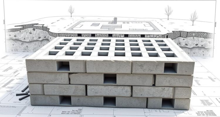 Ile warstw bloczków fundamentowych