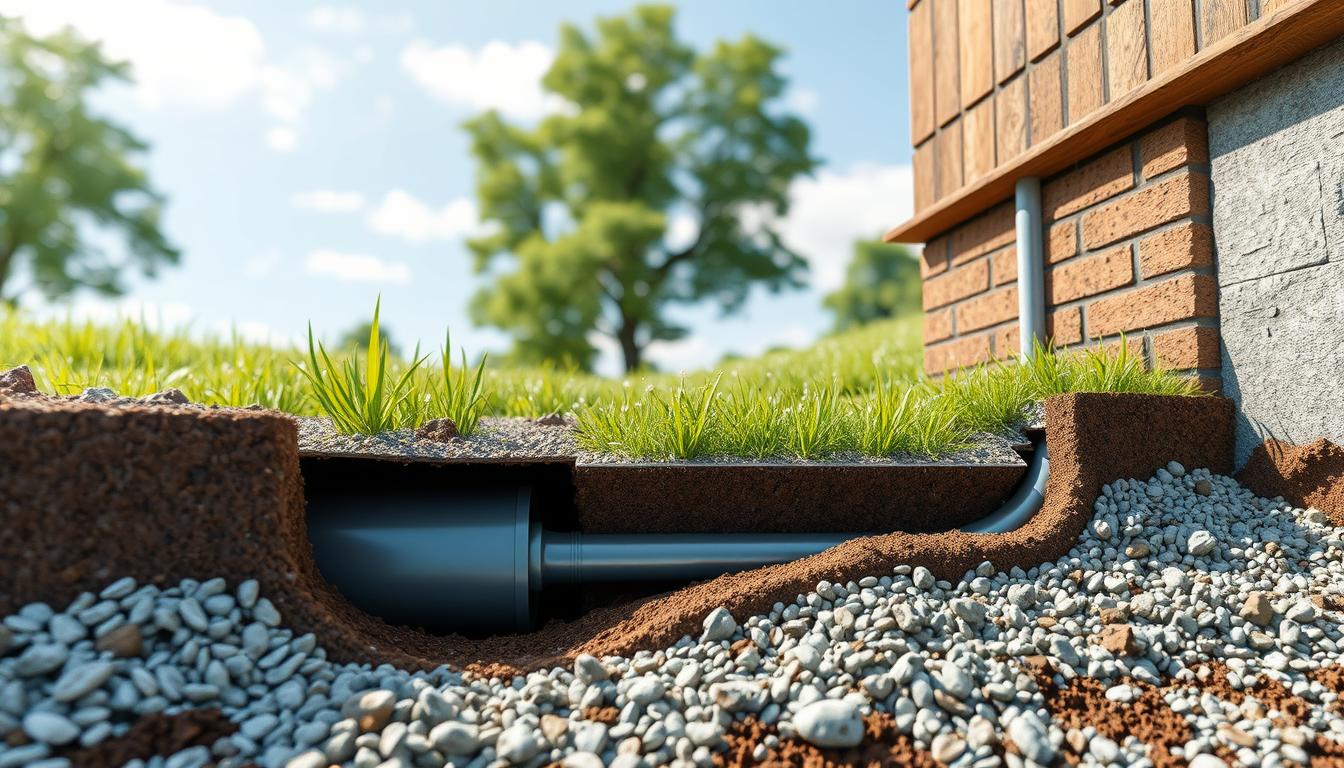 Jak głęboko zakopać rury drenażowe