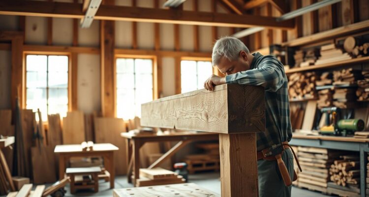 Jak łączyć belki drewniane
