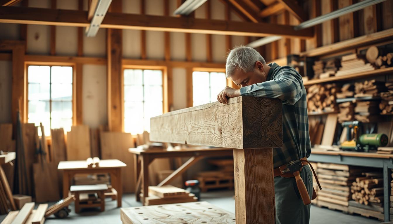 Jak łączyć belki drewniane