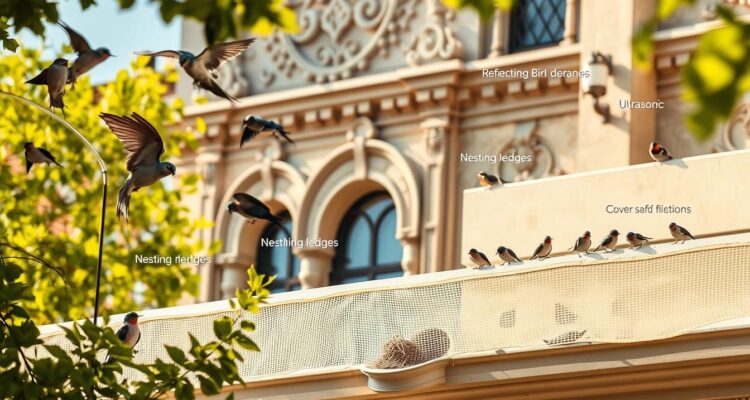 Jak odstraszyć jaskółki z elewacji