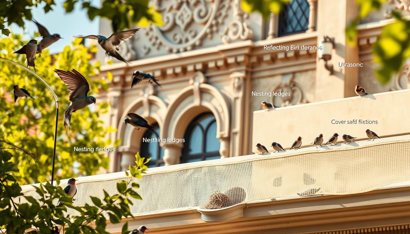 Jak odstraszyć jaskółki z elewacji