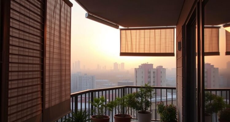 Jak osłonić balkon w bloku