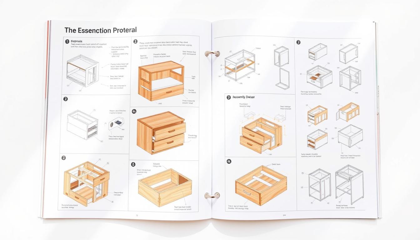 Jak złożyć komodę z szufladami