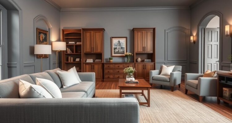 Jaki kolor mebli do szarych ścian