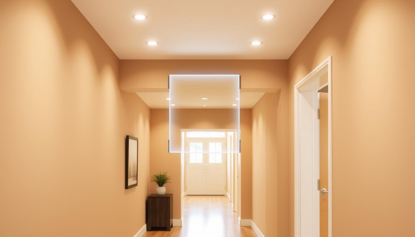 Na jakiej wysokości lustro w przedpokoju