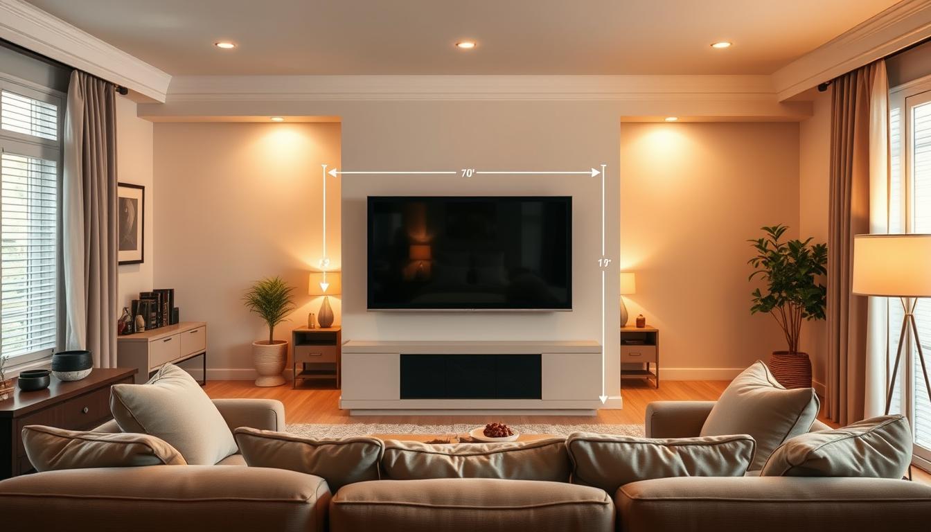 Na jakiej wysokości powiesić telewizor