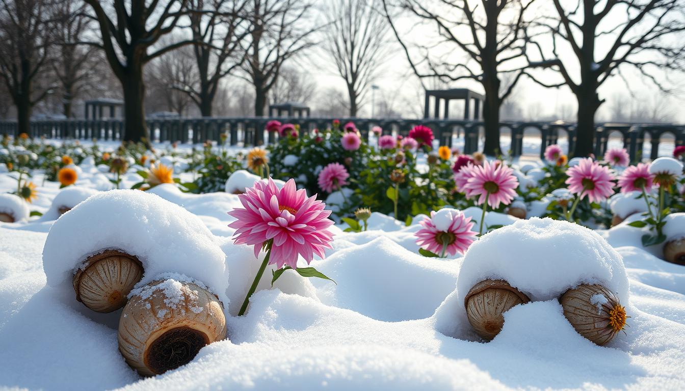 Dalie zimujące w gruncie