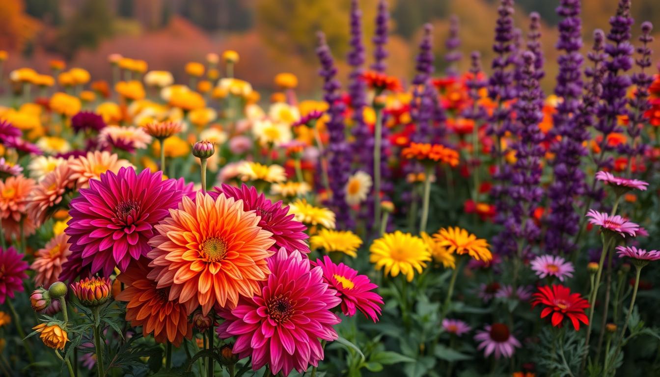 Jesienne kwiaty ogrodowe