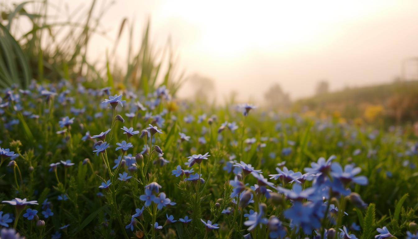 Małe niebieskie kwiatki