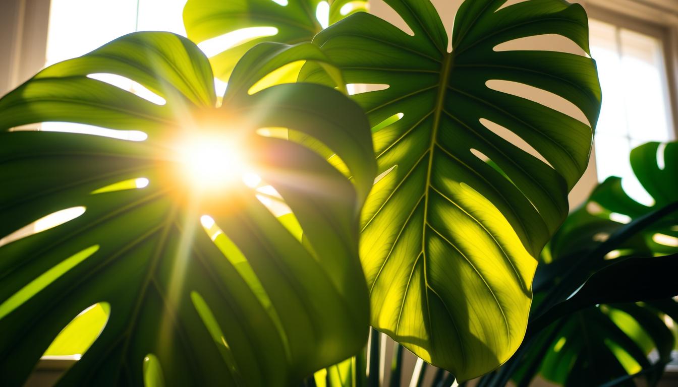 Monstera żółte liście