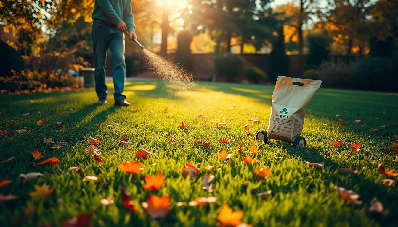 Nawożenie trawnika jesienią