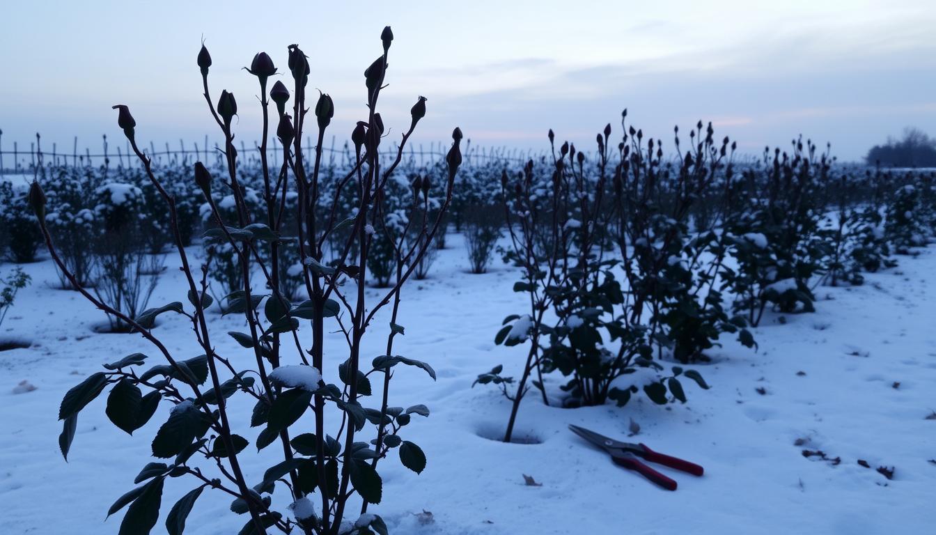 Przycinanie róż na zimę