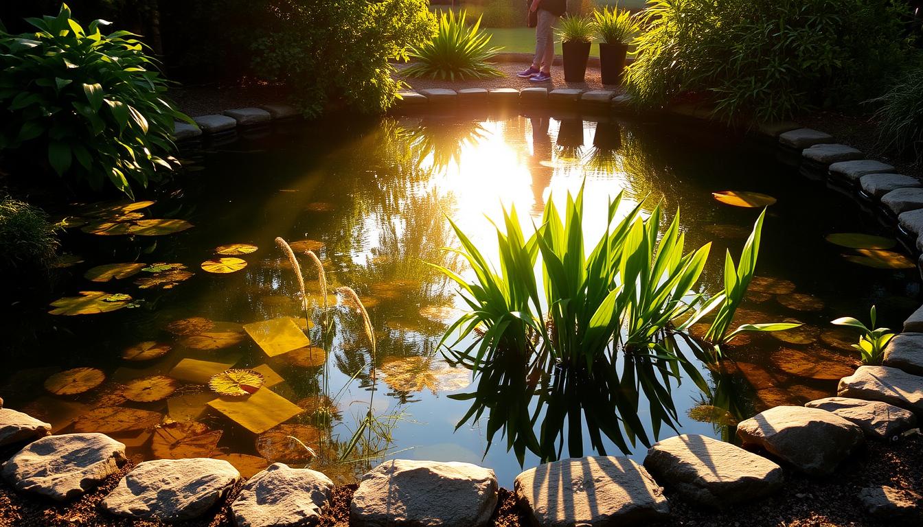 Staw kąpielowy w ogrodzie