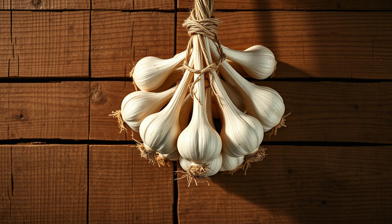 Wiązanie czosnku